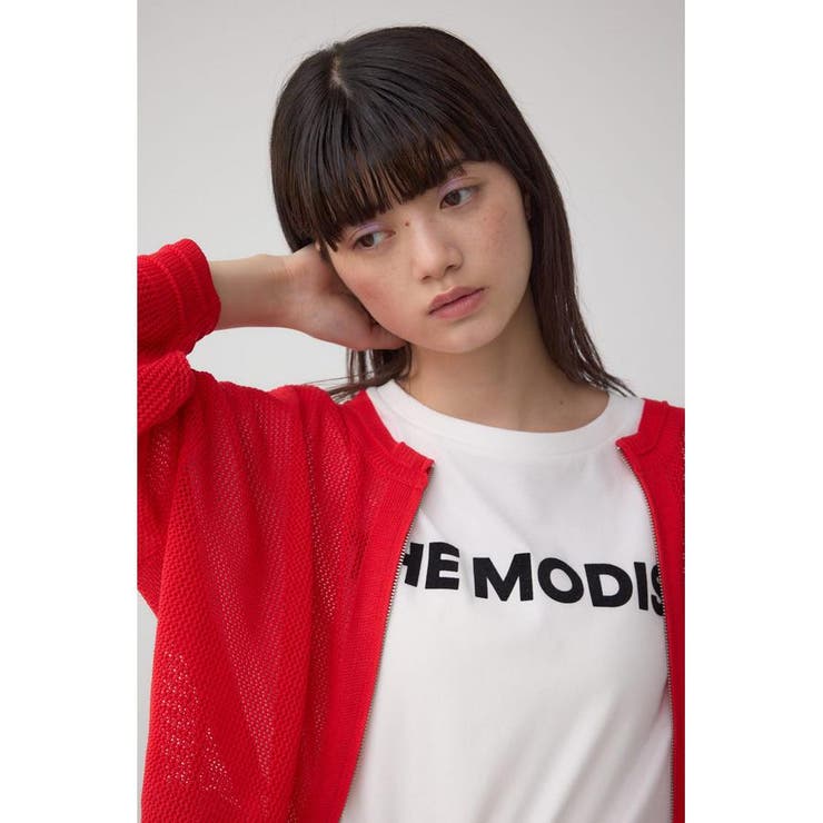 Wジップメッシュニットカーディガン | AZUL BY MOUSSY | 詳細画像24 