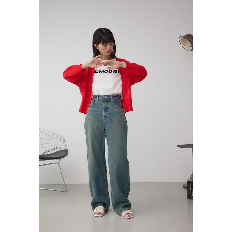Wジップメッシュニットカーディガン | AZUL BY MOUSSY | 詳細画像26 