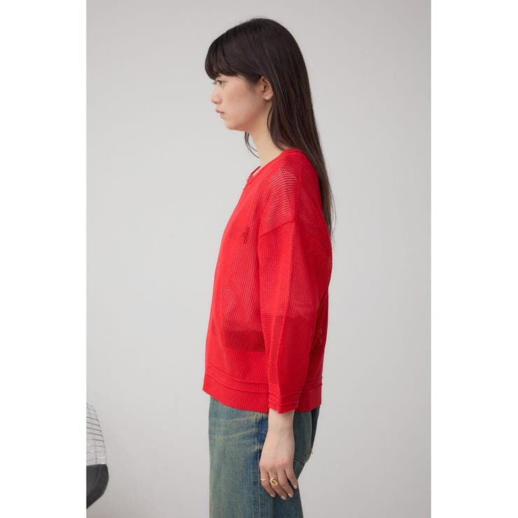 Wジップメッシュニットカーディガン | AZUL BY MOUSSY | 詳細画像28 