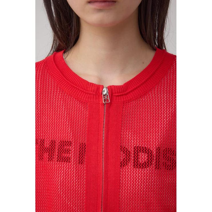 Wジップメッシュニットカーディガン | AZUL BY MOUSSY | 詳細画像30 