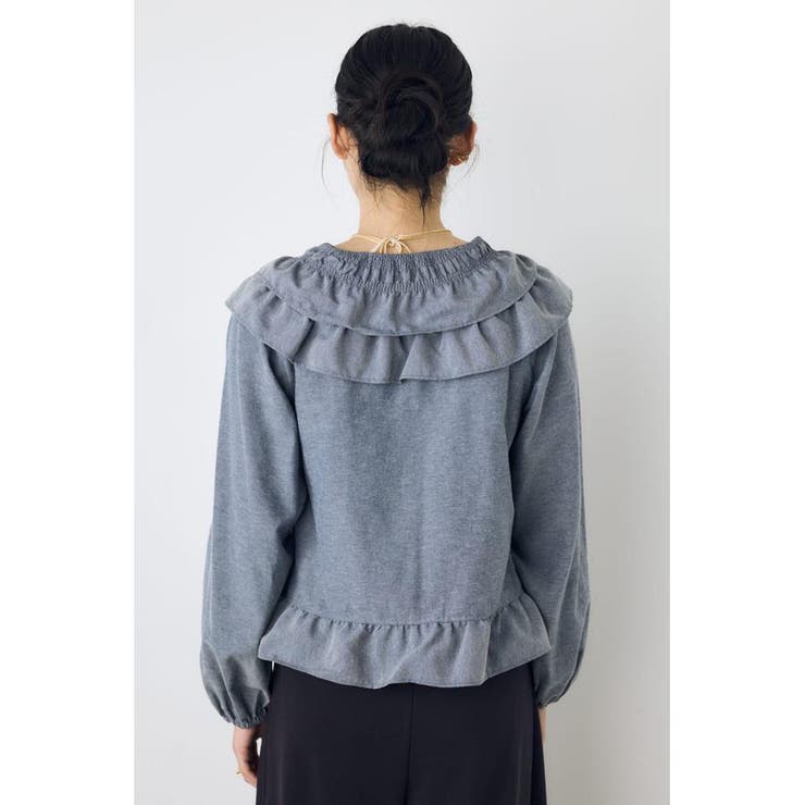 フロントホックラッフルブラウス | AZUL BY MOUSSY | 詳細画像21 