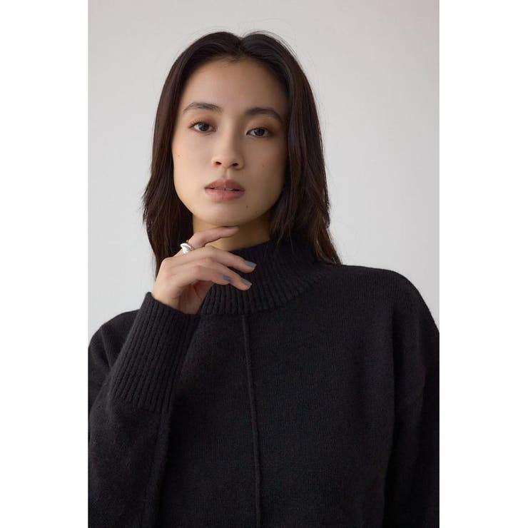 BLK | アソートカラーハイネックニットトップス | AZUL BY MOUSSY