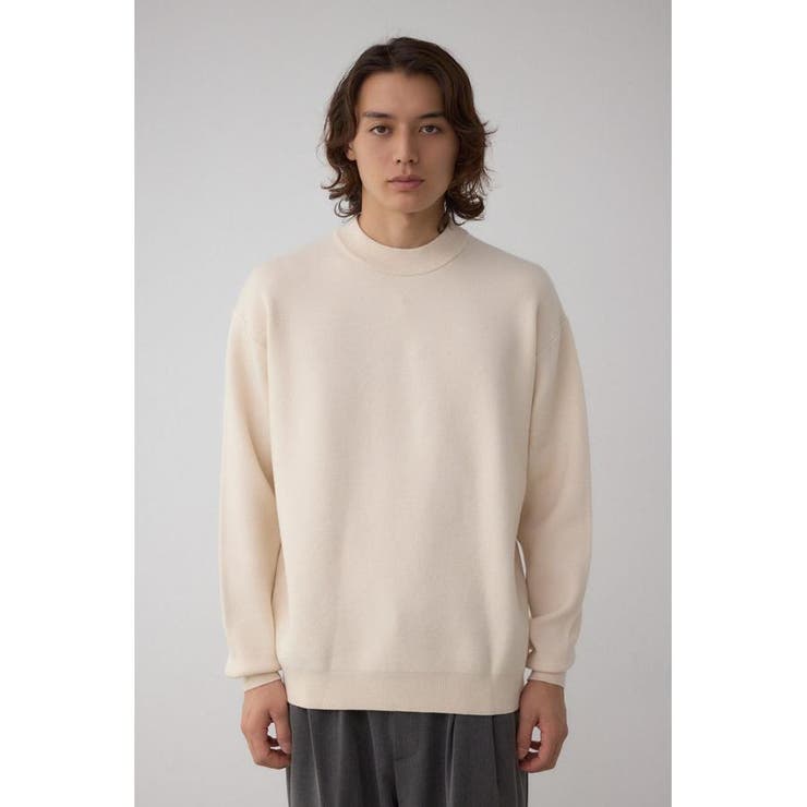 スムースニットモックネックトップス | AZUL BY MOUSSY | 詳細画像5 