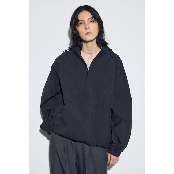 BLK | ナイロンアノラックパーカー | AZUL BY MOUSSY