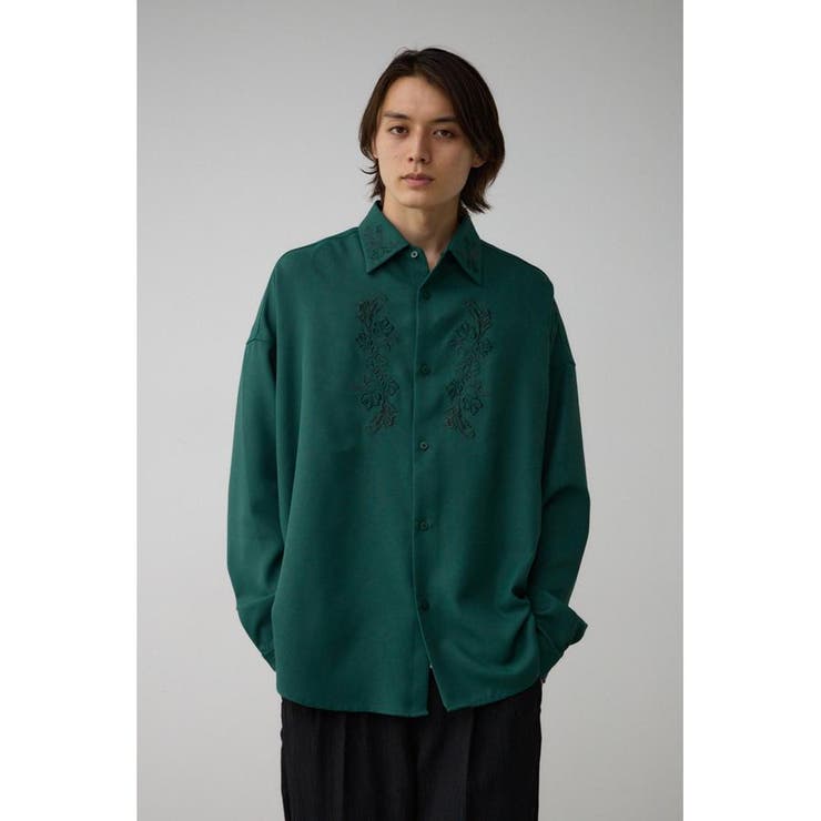 グラデーション刺繍長袖シャツ | AZUL BY MOUSSY | 詳細画像23 