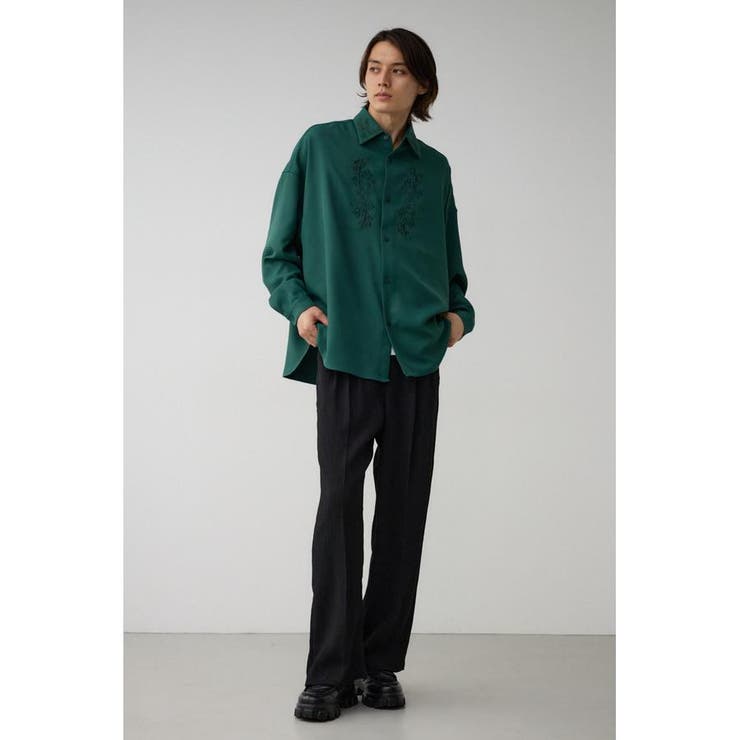 グラデーション刺繍長袖シャツ | AZUL BY MOUSSY | 詳細画像24 