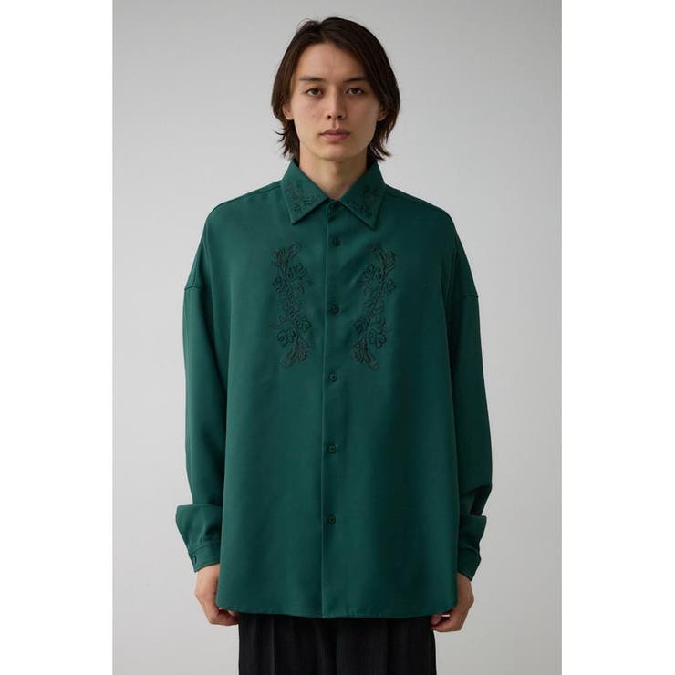 グラデーション刺繍長袖シャツ | AZUL BY MOUSSY | 詳細画像25 