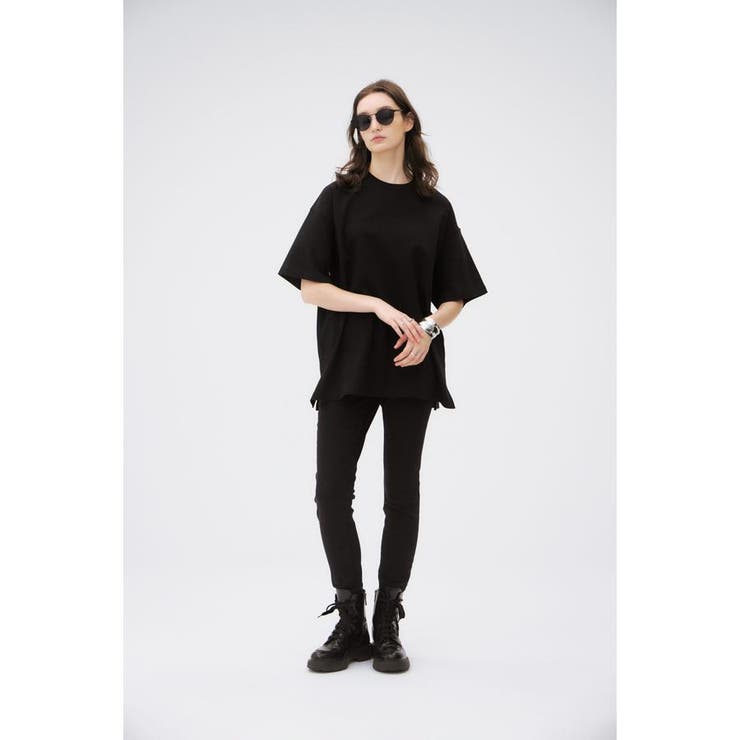 プレミアムコットンオーバーシルエットTシャツ | AZUL BY MOUSSY | 詳細画像12 
