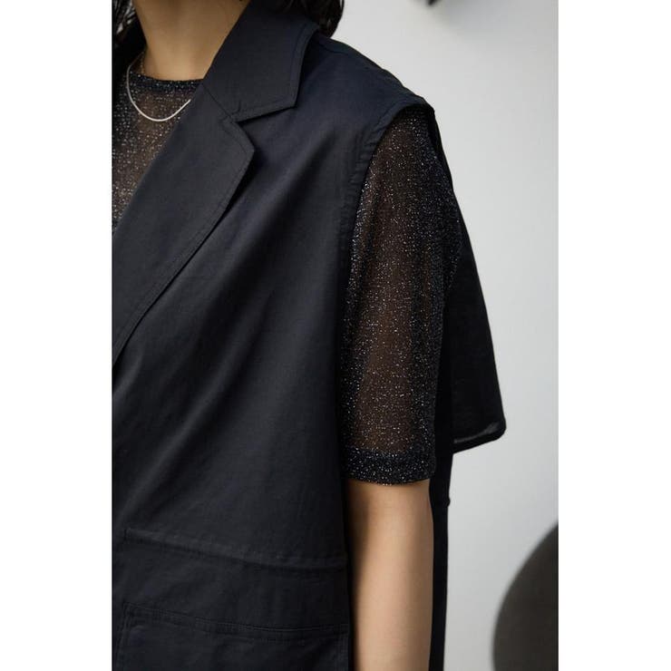 ドロストリングシアーベスト | AZUL BY MOUSSY | 詳細画像21 