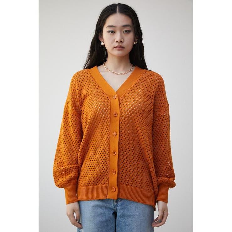 MESH KNIT CARDIGAN[品番：AZLW0020725]｜AZUL BY MOUSSY