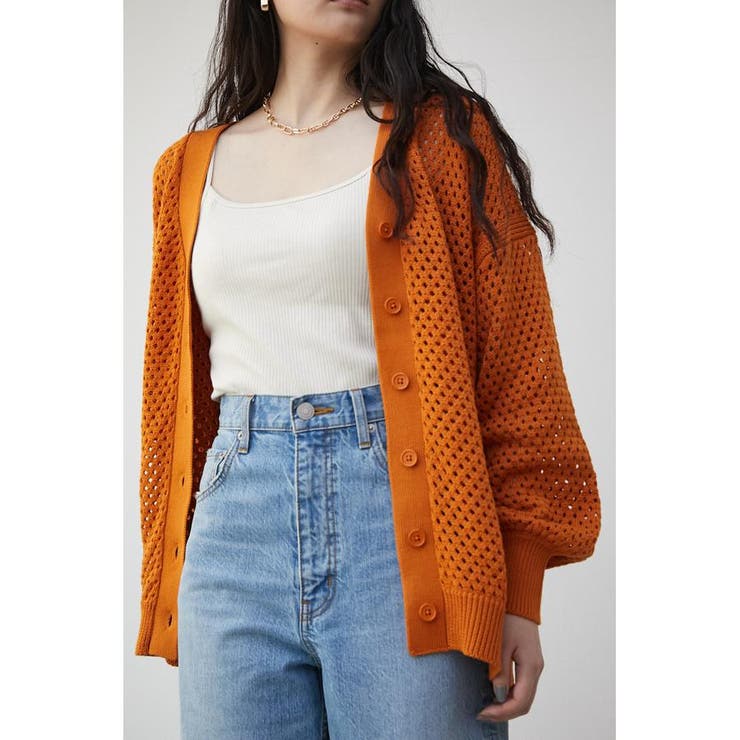 MESH KNIT CARDIGAN[品番：AZLW0020725]｜AZUL BY MOUSSY（アズール