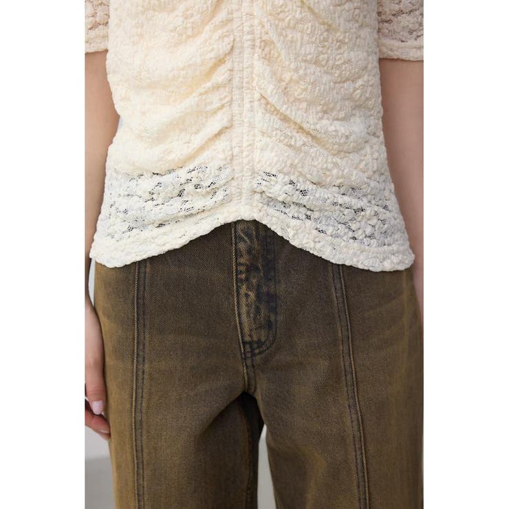 2WAYギャザーレーストップス | AZUL BY MOUSSY | 詳細画像10 