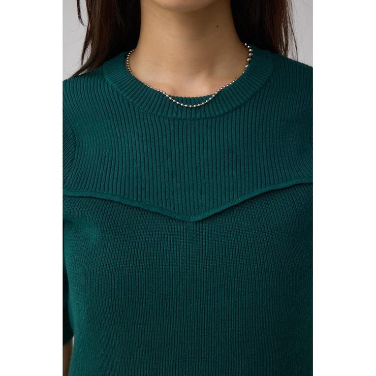 ペプラムインナーセットニット | AZUL BY MOUSSY | 詳細画像20 