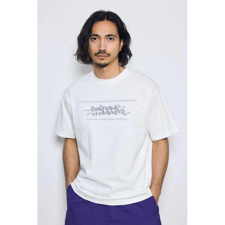 エンブロイダリーロゴTシャツ | AZUL BY MOUSSY | 詳細画像2 