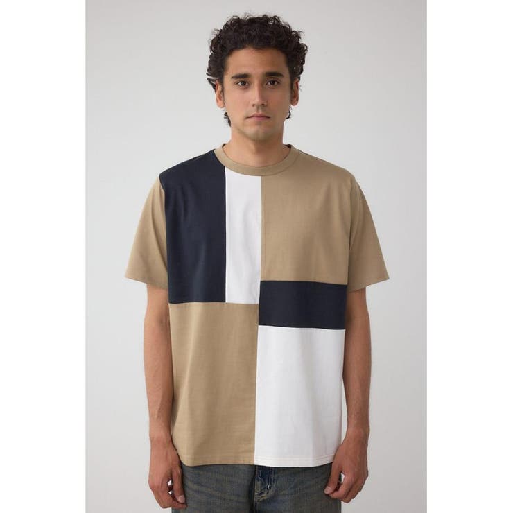 パネルスウィッチングTシャツ | AZUL BY MOUSSY | 詳細画像27 