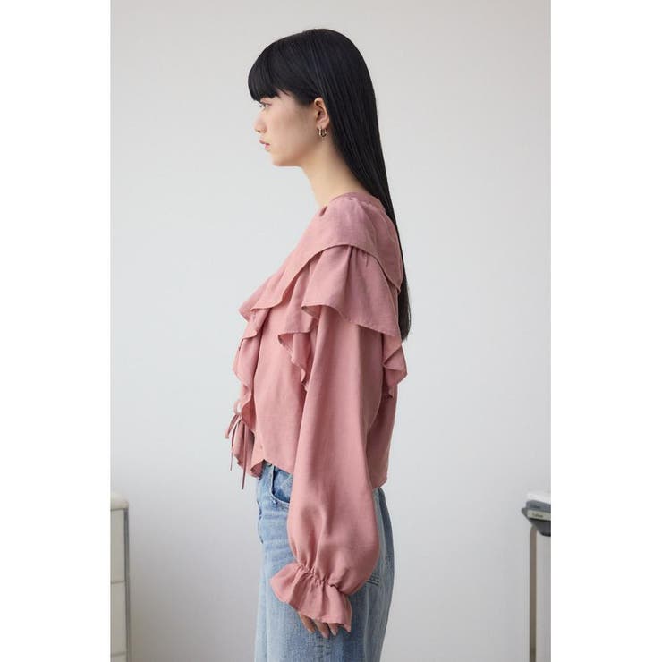 ラッフルフリルブラウス | AZUL BY MOUSSY | 詳細画像27 