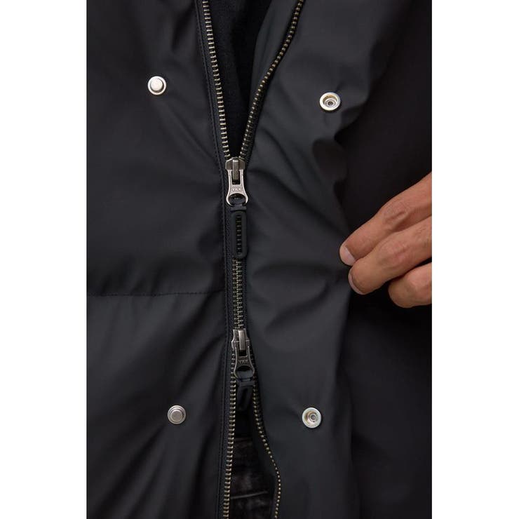 ソリッド中綿ハイネックブルゾン | AZUL BY MOUSSY | 詳細画像12 