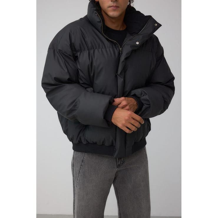 BLK | ソリッド中綿ハイネックブルゾン | AZUL BY MOUSSY