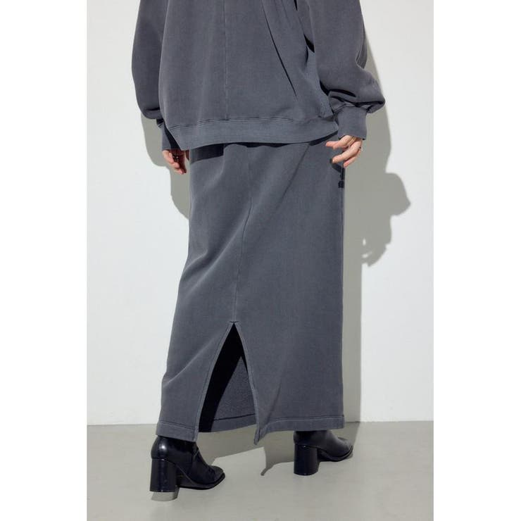 ピグメント起毛裏毛Iラインスカート | AZUL BY MOUSSY | 詳細画像2 