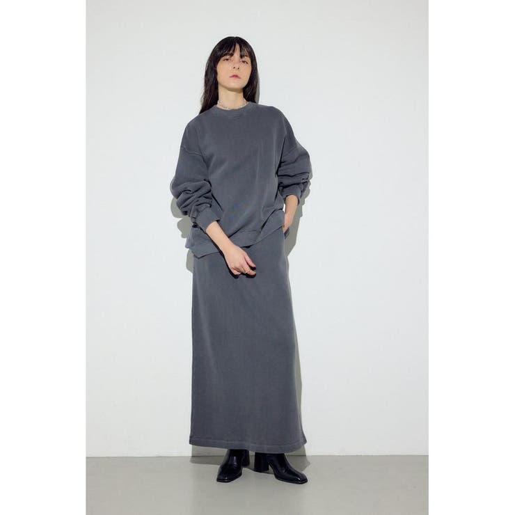 ピグメント起毛裏毛Iラインスカート | AZUL BY MOUSSY | 詳細画像3 