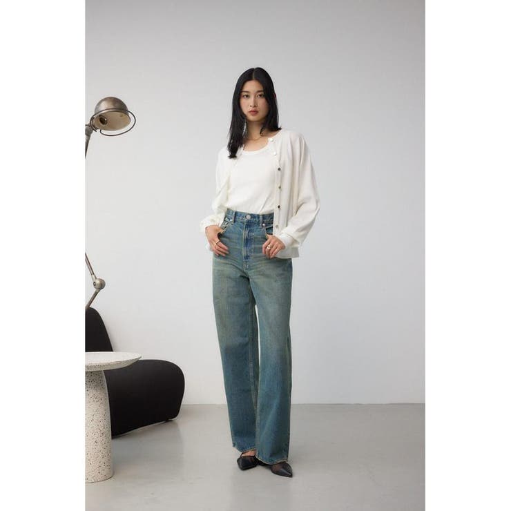 AZUL DENIM ハイウエストワイドロング丈 | AZUL BY MOUSSY | 詳細画像13 