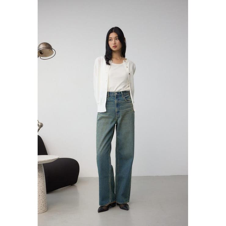 AZUL DENIM ハイウエストワイドロング丈 | AZUL BY MOUSSY | 詳細画像14 