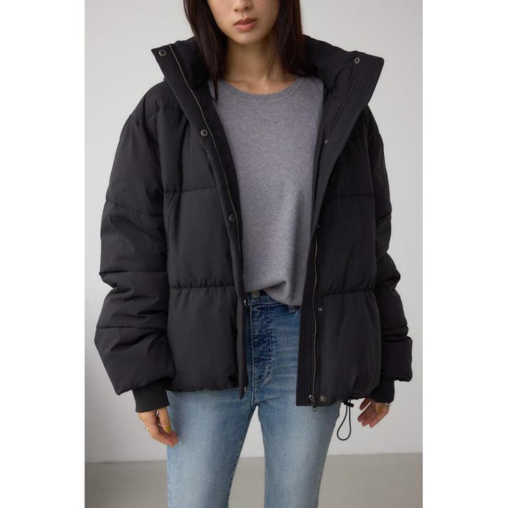 BLK | B-HEAT フード付き中綿ジャケット | AZUL BY MOUSSY