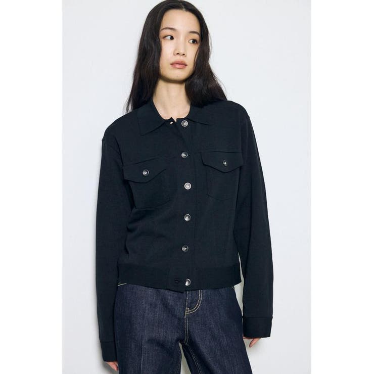 BLK | 3rdタイプニットジャケット | AZUL BY MOUSSY