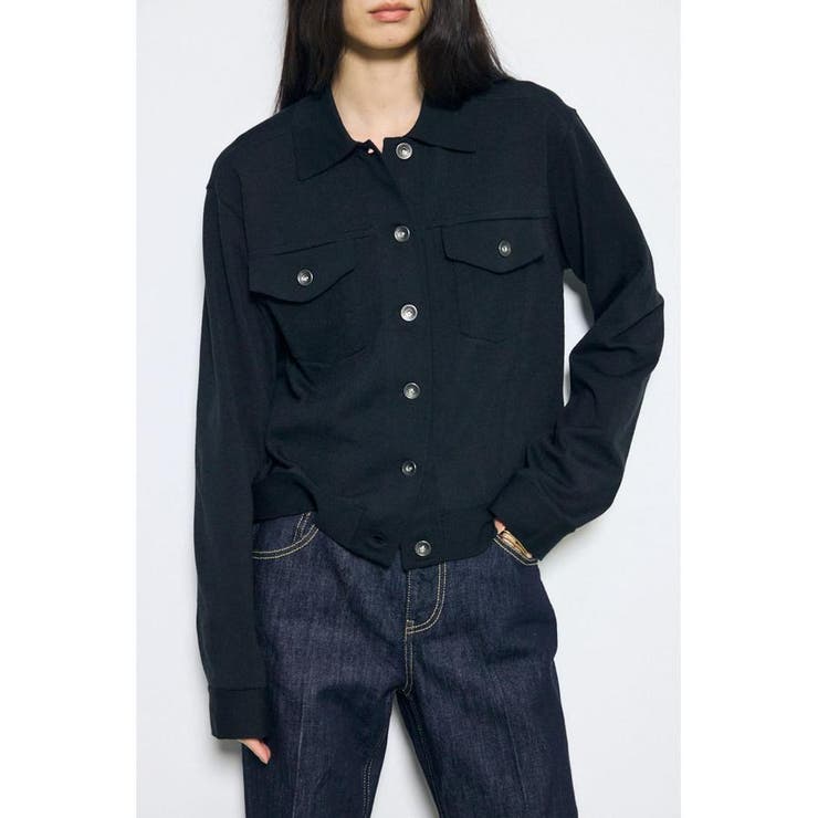 3rdタイプニットジャケット | AZUL BY MOUSSY | 詳細画像11 