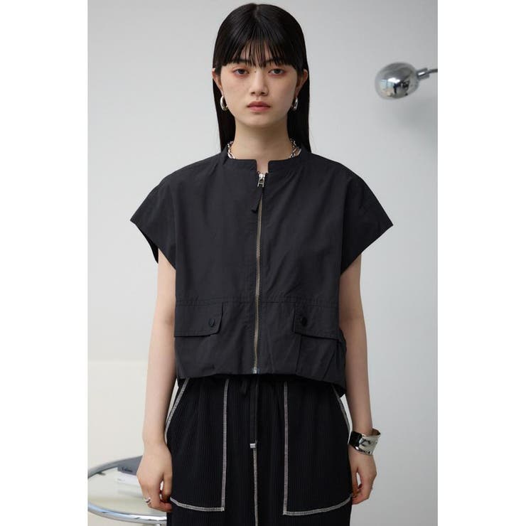 ギャザーヘムベスト | AZUL BY MOUSSY | 詳細画像15 