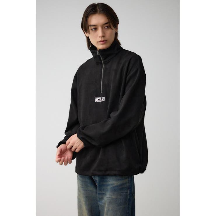 フェイクスウェードハーフジップPO | AZUL BY MOUSSY | 詳細画像15 