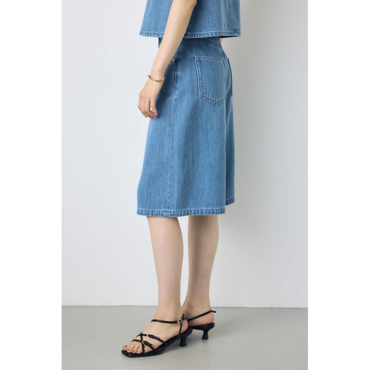 AZUL DENIM 甘撚りハーフパンツ | AZUL BY MOUSSY | 詳細画像2 
