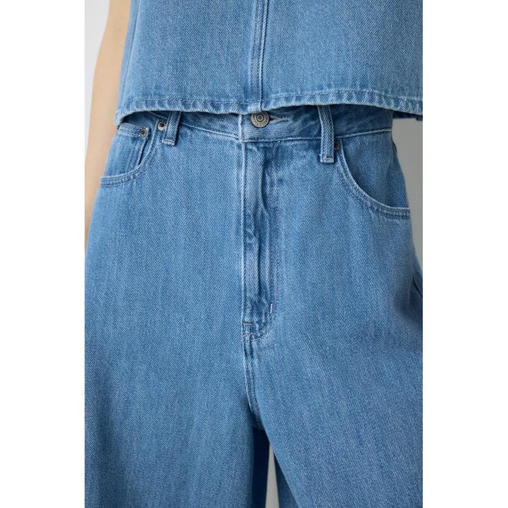 AZUL DENIM 甘撚りハーフパンツ | AZUL BY MOUSSY | 詳細画像6 