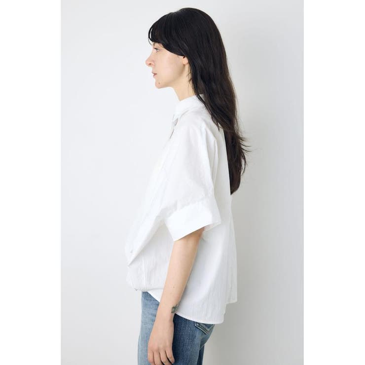 フロントタック半袖ドルマンブラウス | AZUL BY MOUSSY | 詳細画像4 