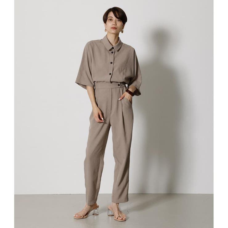 HALF SLEEVE JUMP SUITS[品番：AZLW0018924]｜AZUL BY MOUSSY 