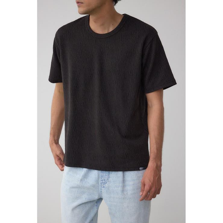 楊柳ジャガードクルーネックTシャツ | AZUL BY MOUSSY | 詳細画像11 