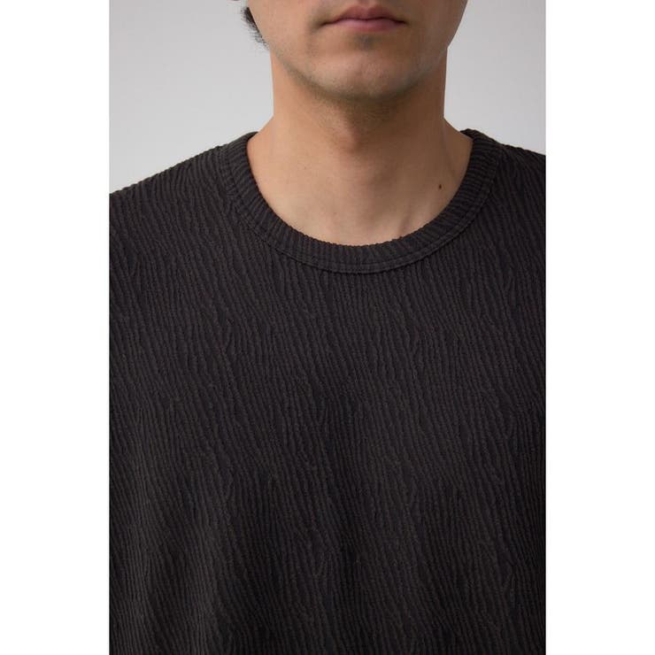 楊柳ジャガードクルーネックTシャツ | AZUL BY MOUSSY | 詳細画像18 