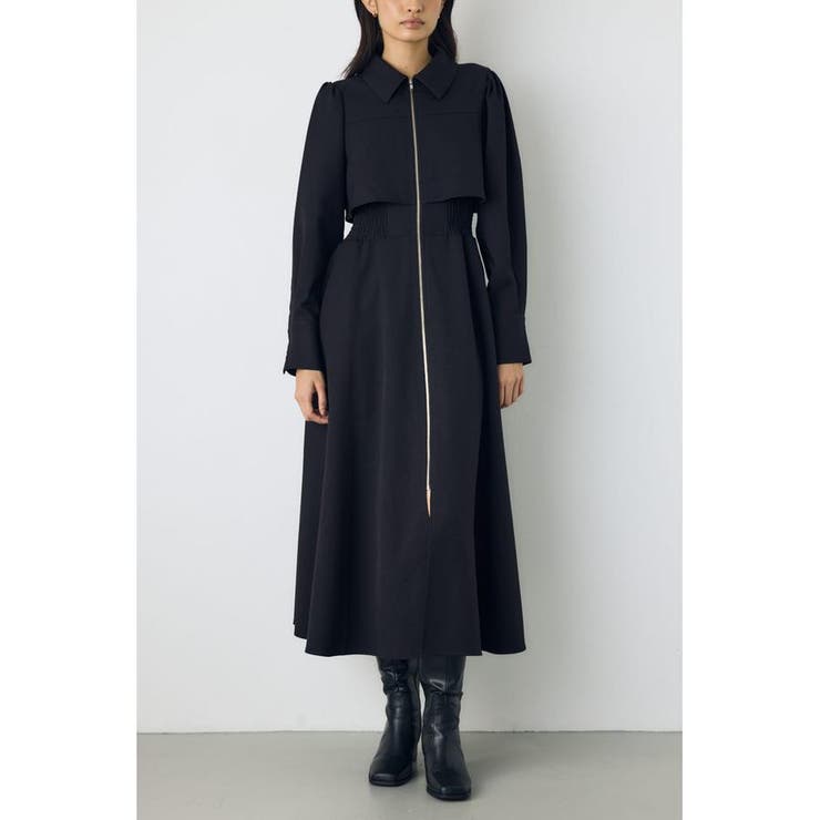 ジップフレアワンピース | AZUL BY MOUSSY | 詳細画像2 