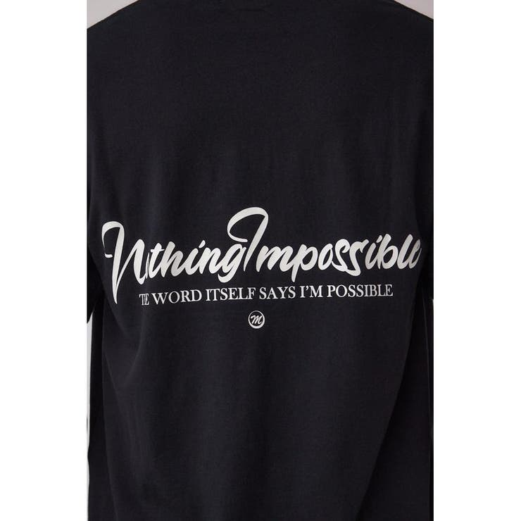 AZコットン Nothing Impossible Tシャツ | AZUL BY MOUSSY | 詳細画像20 