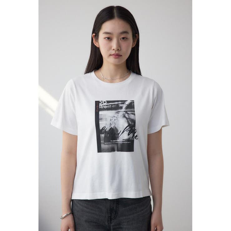 フォトプリントTシャツ | AZUL BY MOUSSY | 詳細画像4 