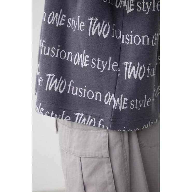 ジャガード総柄7分袖トップス | AZUL BY MOUSSY | 詳細画像19 