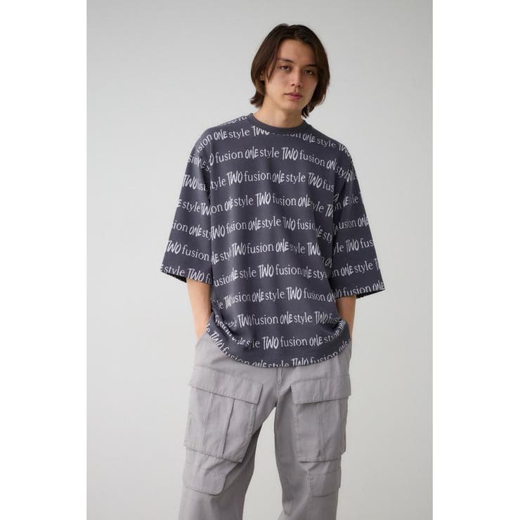 ジャガード総柄7分袖トップス | AZUL BY MOUSSY | 詳細画像12 