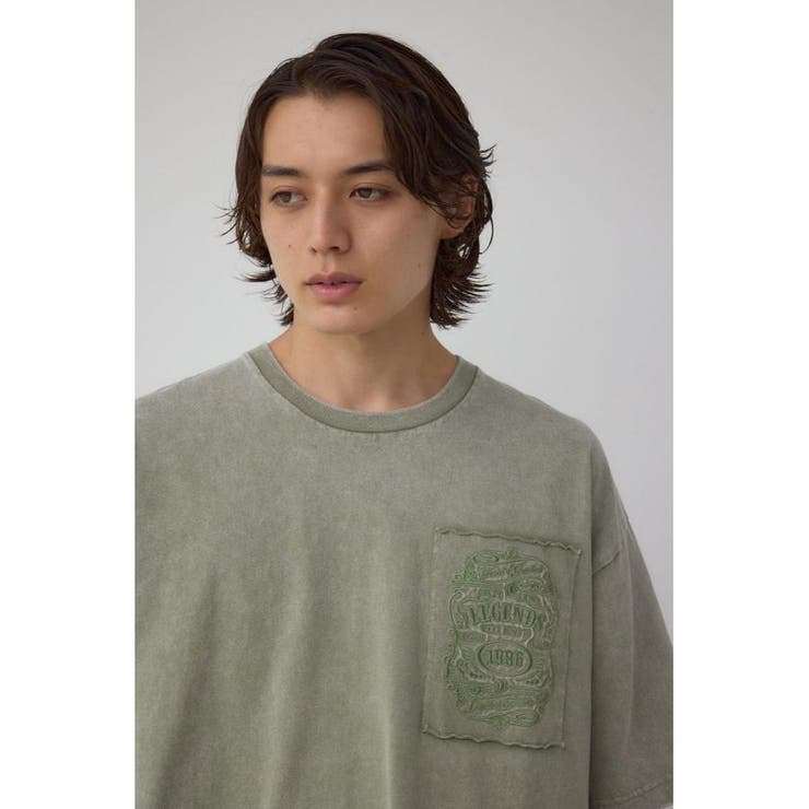 ヴィンテージ刺繍パッチワークTシャツ | AZUL BY MOUSSY | 詳細画像22 