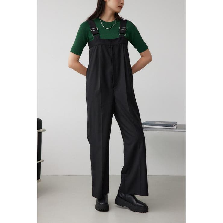 BLK | ベアワイドオールインワン | AZUL BY MOUSSY