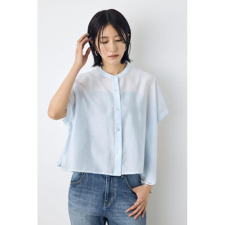ハーフスリーブドルマンシャツ | AZUL BY MOUSSY | 詳細画像36 