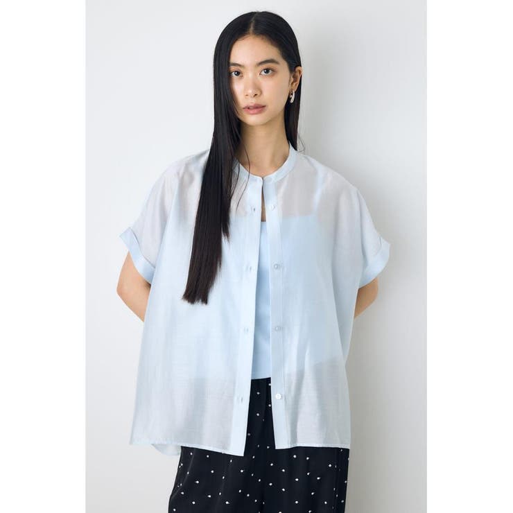 ハーフスリーブドルマンシャツ | AZUL BY MOUSSY | 詳細画像26 