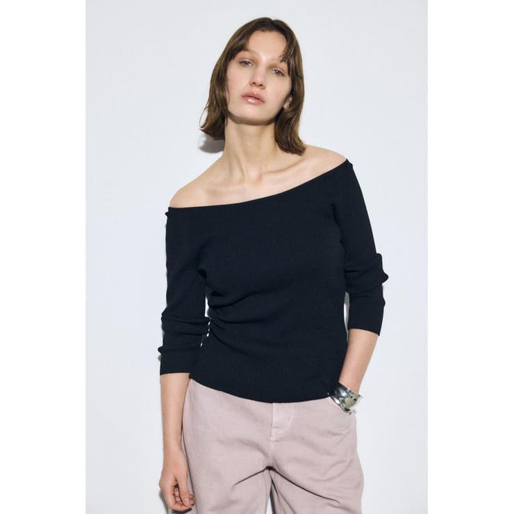 オフショルニットトップス | AZUL BY MOUSSY | 詳細画像12 