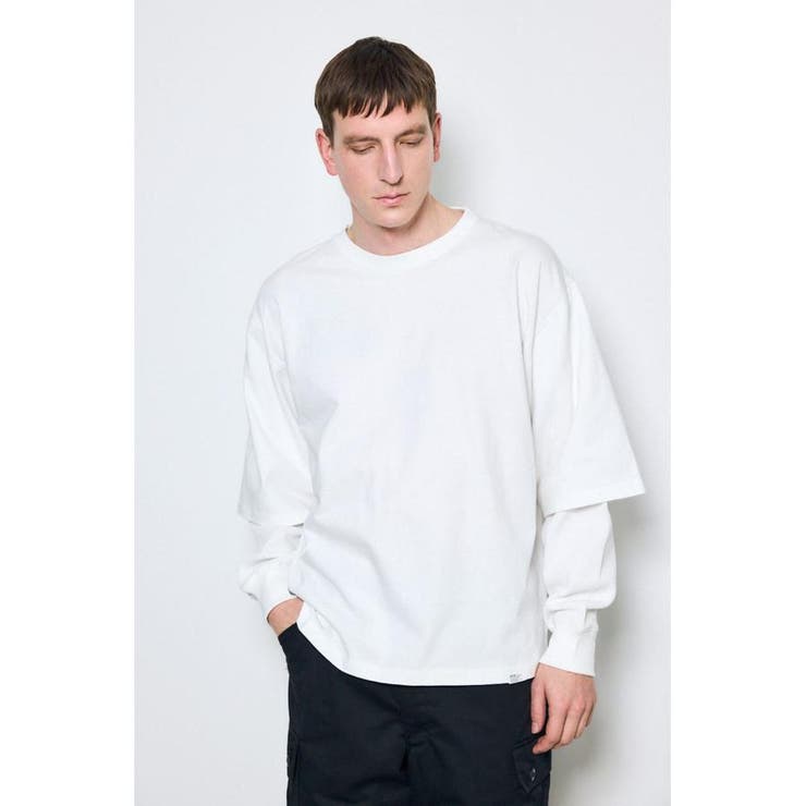 ワッフルレイヤードロンTEE | AZUL BY MOUSSY | 詳細画像3 