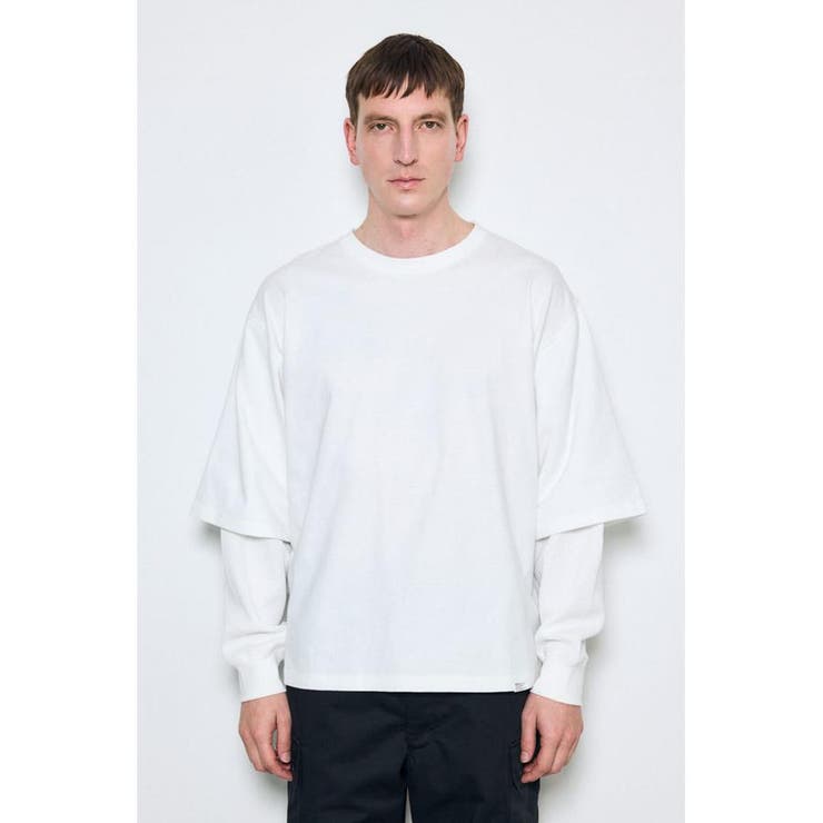 ワッフルレイヤードロンTEE | AZUL BY MOUSSY | 詳細画像6 