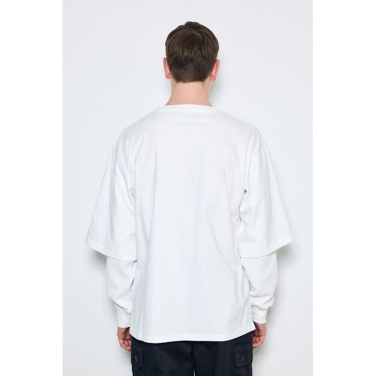 ワッフルレイヤードロンTEE | AZUL BY MOUSSY | 詳細画像8 